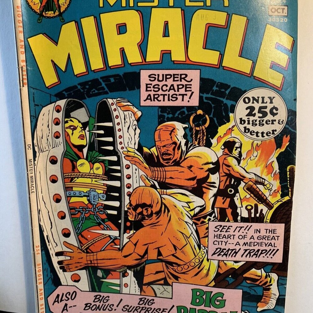 1971 Mister Miracle #4 Hi Grade Comic Book 1st App. Big Barda W/ Kirby Coletta